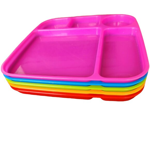 Set of 5 New Plastic Multidividing Plates - Picture 3 of 3